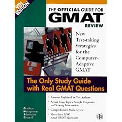The Official Guide for Gmat Review