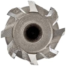 Niagara Cutter TS109 T-Slot Shank Type Cutter, High Speed Steel, Uncoated (Bright), Weldon Shank, 10 Helix Angle, 9/16" Cutter Diameter, 8 Tooth, 15/64" Width