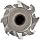 Niagara Cutter TS109 T-Slot Shank Type Cutter, High Speed Steel, Uncoated (Bright), Weldon Shank, 10 Helix Angle, 9/16" Cutter Diameter, 8 Tooth, 15/64" Width