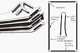 CRL 49 X 97 White K.D. Screen Door Kit