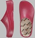 Birkis Clogs ''Super-Birki'' aus Alpro-Schaum in burgundy mit normalem Fussbett