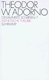 Gesammelte Schriften, Ln, Bd.7, &Auml;sthetische Theorie - Theodor W. Adorno, Rolf Tiedemann