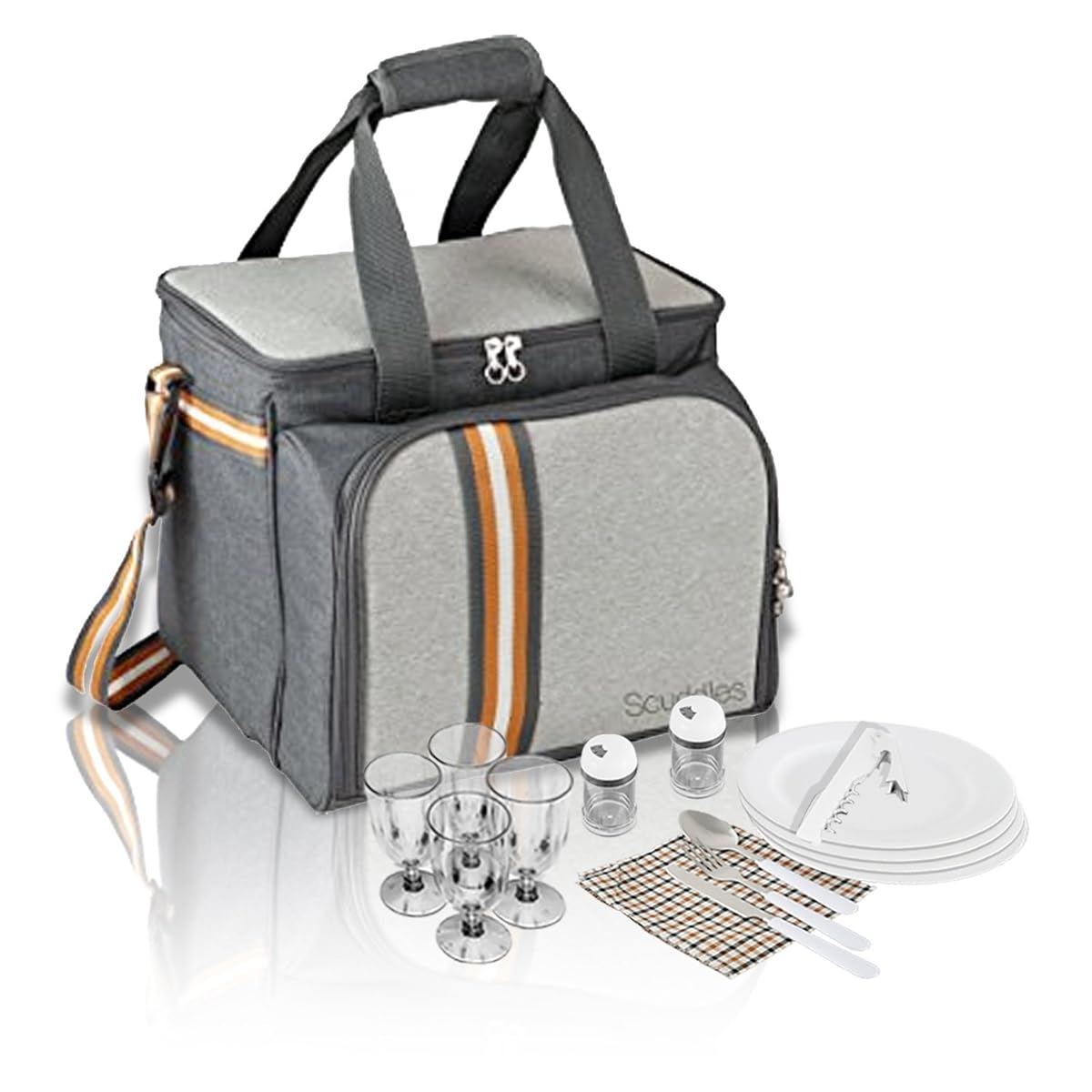 PREMIUM Extra Large Picnic Basket keeps food Hot/Cold for 12 Hours