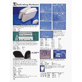 Saddlebag Bracket Set- Chrome