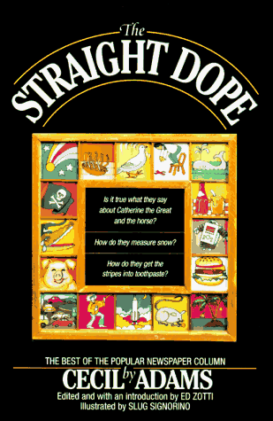 Straight Dope under Questions & Answers in The Books Store