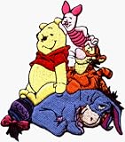Winnie The Pooh, Tigger, Piglet & Eeyore (Disney) - Embroidered Iron On or Sew On Patch