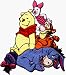 Winnie The Pooh, Tigger, Piglet & Eeyore (Disney) - Embroidered Iron On or Sew On Patch