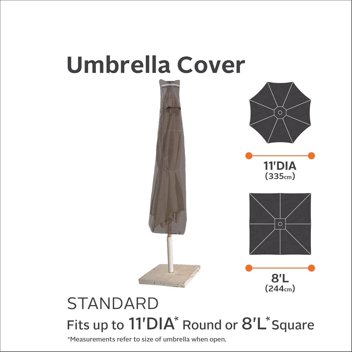 Classic Accessories Ravenna Patio Umbrella Cover Premium Outdoor