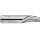 Onsrud Cutter 60-100MW Series Carbide Square Nose End Mills, Inch, Uncoated (Bright) Finish, 30 Degree Helix, For Use With Laminated Materials