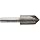 Alvord Polk 179-0 High-Speed Steel Center Reamer, 90 Degree Angle, 3-Flute, Uncoated (Bright)
