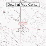 USGS Topographic Quadrangle Map - Saddle Butte, South Dakota (Folded/Waterproof)