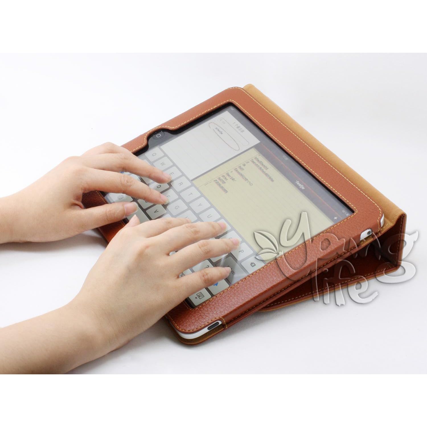 AYL Genuine Leather Case Folio