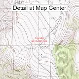 USGS Topographic Quadrangle Map - Coleville, California (Folded/Waterproof)