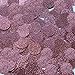 Round Sequin 15mm Rose Pink Metallic Sparkle Glitter Texture Couture Paillettes