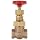 Milwaukee Valve 1176 Series Bronze Gate Valve, Heavy Duty Service, Class 200, Non-Rising Stem, NPT Female