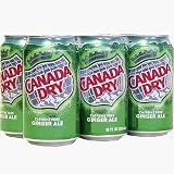カナダドライ：ジンジャーエール（ディカフェーカフェイン抜き） 24缶入り Canada Dry Ginger Ale, Caffeine Free in a can (24/pkg)