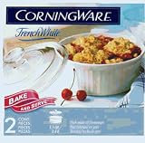  : CorningWare French White 1-1/2-Quart Covered Round Dish