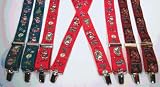Christmas Clip End Suspenders