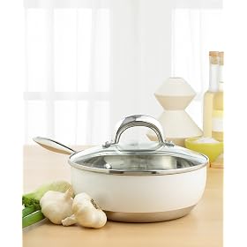 blinQ 3.0 Quart Glass-Covered Chef's Pan Passionate Pink by Blinq