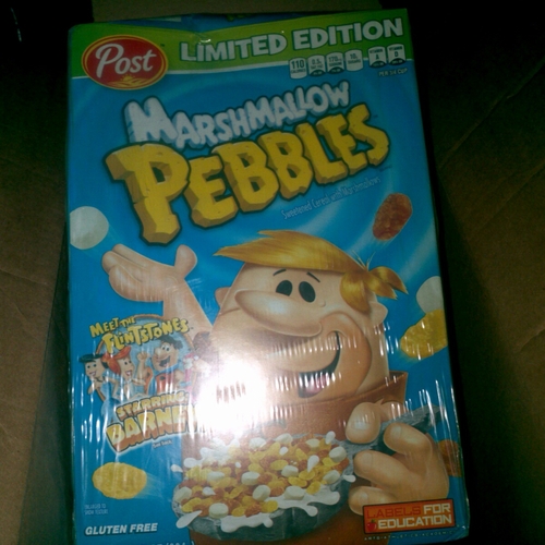 Post Marshmallow Pebbles Cereal, 10.75Ounces Boxes (Pack of 3) Cold Breakfast Cereals
