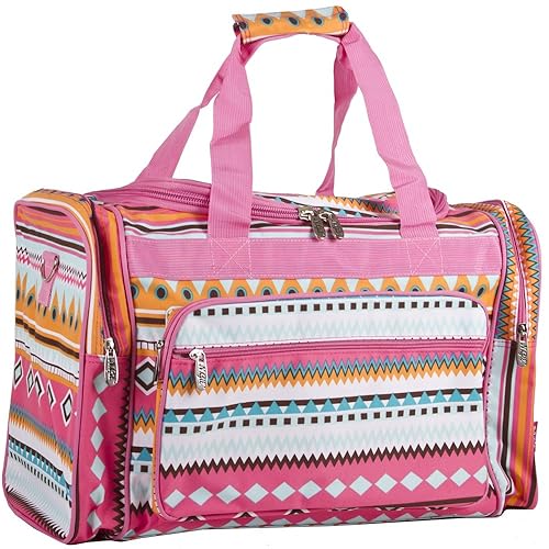 N. Gil Designer Print Duffle Carry On Bags - 19-Inch