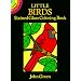 Little Birds Stained Glass Coloring Book (Dover Stained Glass Coloring Book)
