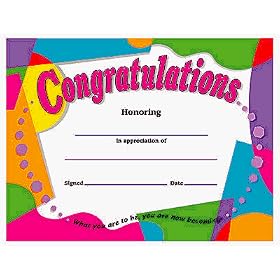 Colorful Classics Awards (TEPT2953) Category: School Supplies