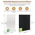 Blutoget 3 Pack HPA300 HEPA Filter Replacement with 6 Pack Activated Carbon Pre-Filter