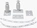 Monster Cable Monster Mounts Universal Speaker Mounts (8 lb. capacity, white, pair)