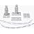 Monster Cable Monster Mounts Universal Speaker Mounts (8 lb. capacity, white, pair)