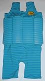 Splash About Short John style FloatSuit with adjustable buoyancy: Blue Lagoon stripe, 2 to 4 years