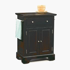 Bedford Kitchen Cart - Small (Ebony) by Home Styles