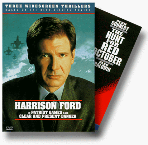 Jack Ryan Thriller Set (The Hunt for Red October/Patriot Games/Clear and Present Danger)