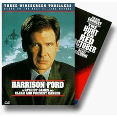 Jack Ryan Thriller Set (The Hunt for Red October Patriot Games Clear and Present Danger) by 