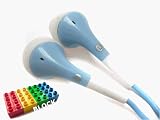 Block Entertainment (tm) - iPod / MP3 - Blue Stereo Bud Headphones / Earphones