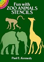 Fun with Zoo Animals Stencils (Dover little activity books)
