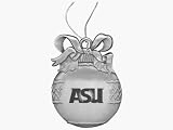 Arizona State University - Round Bulb Pewter Ornament - Laser Engraved