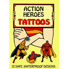 Action Heroes Tattoos (Temporary Tattoos)