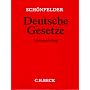 Sch�nfelder Deutsche Gesetze Textsammlung