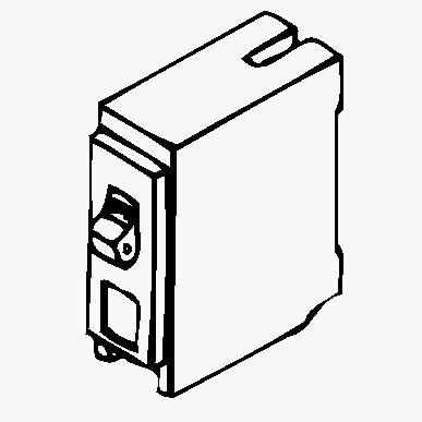 "Homeline" Single Pole Circuit Breaker, 15 Amp Twin Single Pole
