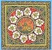 Religious Paintings Patachitra Art of India Organic Color on Paper 8 x 8 inches (pata264)