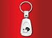 Rottweiler - Teardrop Keychain - Laser engraved