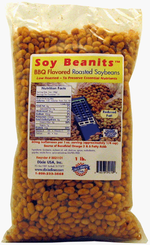 Dixie Carb Counters Soy Beanits Roasted BBQ Soybeans 10 oz. bag