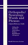 Orthopedic Neurology Words and Phrases