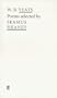 Wb Yeats Poems Selected by Seamus Heaney (Poet to Poet)