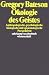 Ökologie des Geistes: Anthropologische, psychologische, biologische und epistemologische Perspektiven