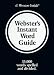 Websters Instant Word Guide
