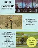 Brief Calculus: For Business, Social Sciences, and Life Sciences, Preliminary Edition