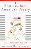 The BEST OF THE BEST AMERICAN POETRY: 1988 1997 (American Poetry Series)