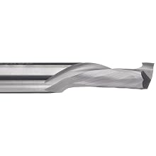 Onsrud Cutter 60-100MW Series Carbide Square Nose End Mills, Inch, Uncoated (Bright) Finish, 30 Degree Helix, For Use With Laminated Materials